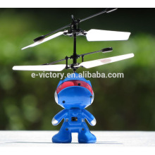 Cheap radio control infrared induction rc helicopter toys flying spaceman for kids